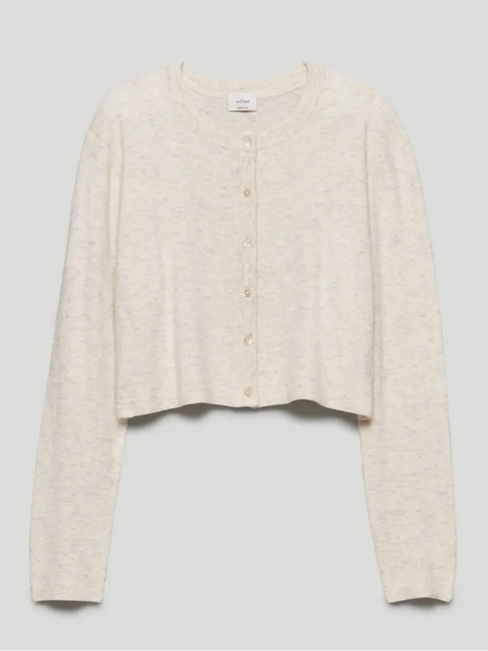 Aritzia Wilfred SoftSpoke™ Sicily Cropped Cardigan
